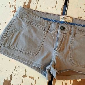 Hollister On The Cheeky Side Preppy Fire Shorts In Low Rise